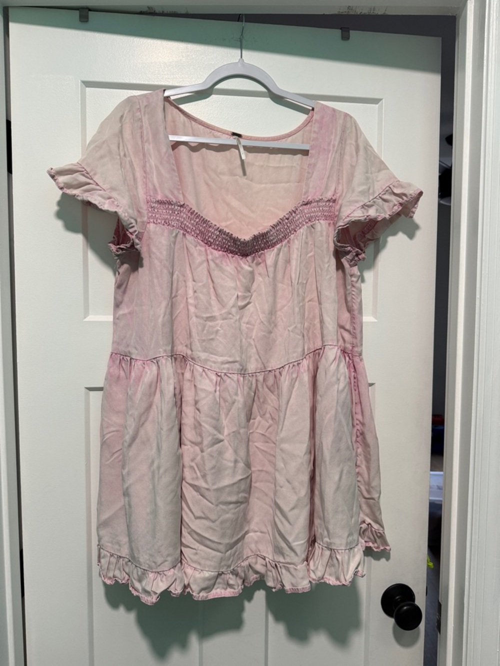Free People Pink Sadie Tunic, size Large - Picture 5 of 6